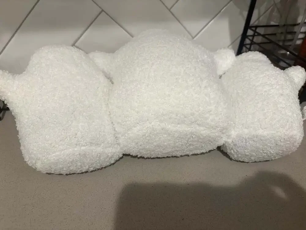 Sherpa Ghost White Halloween Throw Pillow Boo Buddies Set